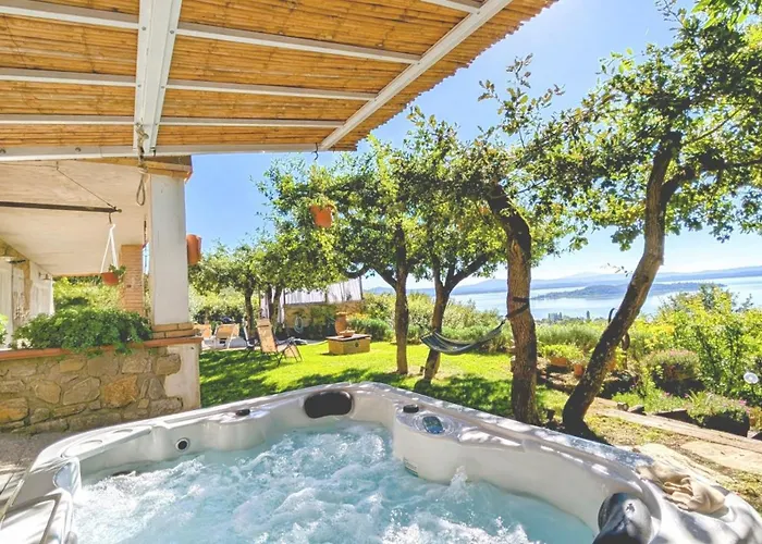 Vista Con Jacuzzi E Campo Volley Casa de Férias